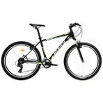 Bisan MTX 7050 27.5 Jant 21 Vites 48 cm Alüminyum Mat Siyah Sarı Erkek Dağ Bisikleti