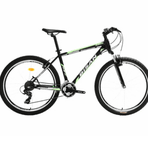 Bisan MTX 7050 V 27.5 Jant 21 Vites 43 cm Kadro 2022 Siyah Yeşil Dağ Bisikleti
