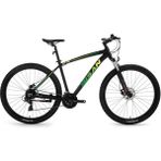Bisan Mtx 7200 Erkek Dağ Bisikleti 43CM Md 29 Jant 24 Vites Mat Siyah Yeşil - Çok Renkli