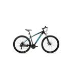 Bisan MTX 7200 Mat Siyah Mavi 43 cm Kadro 26 inç Jant 24 Vites Dağ Bisikleti