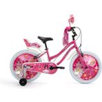 Bisan Queen 30 cm V Fren 20 Jant 1 Vites Metalik Pembe Çocuk Bisikleti