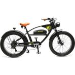 Bisan Rider 46 cm Disk Fren 26 Jant 7 Vites Mat Siyah Yeşil Elektrikli Bisiklet