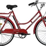 Bisan Roadstar Gl 57 cm V 26 Jant Nex 3 Vites Kırmızı Siyah Beyaz Kadın Hizmet Bisikleti