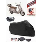 Bisan Sardes 125 Branda Siyah Arka Çanta Uyumlu(Topcase) Motosiket Brandası Motor Örtüsü Çadır Su Geçirmez Motosiklet Kılıfı Motor Brandası,lastikli,taşıma Torbalı