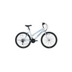 Bisan Sentiero 42 cm V 24 Jant 21 Vites Metalik Beyaz Mavi Kadın Dağ Bisikleti