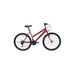 Bisan Sentiero 42 cm V 24 Jant 21 Vites Metalik Kırmızı Siyah Kadın Dağ Bisikleti