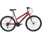 Bisan Sentiero V 24 Jant 21 Vites 44 cm Beyaz Kırmızı Kadın Dağ Bisikleti