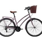 Bisan Serenity 28 Jant 19" - 48 CM 7 Vites Pudra Pembe-Siyah Şehir Bisikleti