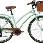 Bisan Serenıty S Kadın Şehir Bisikleti 48Cm V 28 Jant 7 Vites Mint Yeşil Siyah