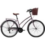 Bisan Serenıty S Kadın Şehir Bisikleti 48Cm V 28 Jant 7 Vites Pudra Pembe Siyah