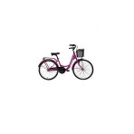 Bisan Sorrento Kadın Şehir Bisikleti 36Cm V 24 Jant 3 Vites Mor Beyaz