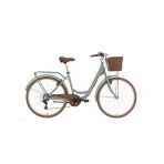 Bisan Sorrento-S Kadın Şehir Bisikleti 44Cm V 26 Jant 7 Vites Çağla Yeşil Gold