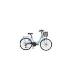 Bisan Sorrento-S Şehir Bisikleti 36 cm V 24 Jant 7 Vites Bebek Mavisi Beyaz