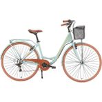 Bisan Sorrento-S Şehir Bisikleti 44 cm V 28 Jant 7 Vites Çağla Yeşili Gold