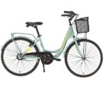 Bisan Sorrento Şehir Bisikleti 36 cm V 24 Jant 3 Vites Çağla Yeşili Sarı - Çağla Yeşili - Sarı