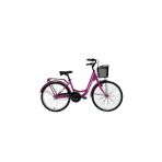 BİSAN SORRENTO ŞEHİR BİSİKLETİ 36 CM V 24 JANT 3 VİTES MOR BEYAZ