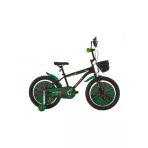 Bisan Spark Erkek Çocuk Bisikleti 30 Cm V 20 Jant Mat Siyah Yeşil