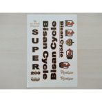 Bisan Sticker Seti ( 12 Parçalı) Bisiklet Sticker, Bisan Arması Bisan Yazısı Bisan Etiketi Çıkartması