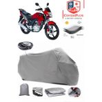 Bisan Tornado Fkt 150 Branda Gri Arka Çanta Uyumlu(Topcase) Motosiket Brandası Motor Örtüsü Çadır Su Geçirmez Motosiklet Kılıfı Motor Brandası,lastikli,taşıma Torbalı