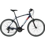 Bisan TRX 8100-23 50 cm V 28 Jant 21 Vites Lacivert Yeşil Beyaz Erkek Şehir Bisikleti