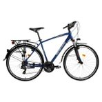 Bisan Trx 8100 City Şehir Bisikleti 54 cm V 700C 21 Vites Lacivert Yeşil Beyaz
