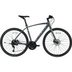 Bisan TRX 8600 Altus 27 Vites 48CM Metalik Gri Mavi Şehir Bisikleti