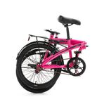BİSAN TWIN KATLANIR BİSİKLET 32 CM V FREN 20 JANT 1 VİTES METALİK PEMBE PEMBE - SİYAH