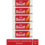 Biscoff Karamelize Bisküvi 250 gr x 5’li Paket – Lotus Biscoff Original