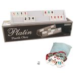 Bisepetim 1010211 Platin Plastik Okey Takımı