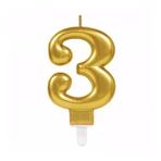 Bisepetim 3 Rakam Gold Renk Mum