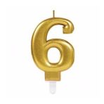 Bisepetim 6 Rakam Gold Renk Mum