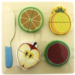 Bisepetim Ahşap Elma Karpuz Ananas MandalinaKesilebilir Meyveler