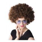 Bisepetim Kahve Kıvırcık Afro Bonus Peruk