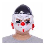 Bisepetim Lateks Şapkalı Gözlüklü Beyaz Maske