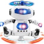 Bisepetim Oyuncak Robot Dans Eden Sesli Işıklı Hareketli Pilli Oyuncak Uzaylı Robot