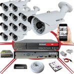 Bises 11' Li 5 Mp 1940P Sensör 6 Megapiksel Sony Lens Metal Kasa Ip Güvenlik Kamerası Seti_bs 748IP - Beyaz