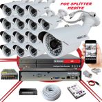 Bises 14' Lü 5 Mp 1940P Sensör 6 Megapiksel Sony Lens Akıllı Analiz Metal Kasa Ip Güvenlik Kamerası Seti_bs 748IP - Beyaz