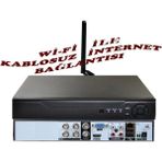 Bises 4 Kanal Wi-Fi Den Internete Bağlanan 5 Mp H265+ 1080P Hıbrıt Araç, Insan ve Yüz Tanımalı Xmeye Kayıt Cihazı_bs 104XMEYE
