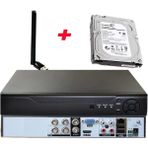 Bises 4 Kanal Wi-Fi ve 320 GB Hdd'li 5 Mp H265+ 1080P Hibrit Araç, Insan ve Yüz Tanımalı Xmeye Kayıt Cihazı_bs 104XMEYE