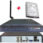Bises 4 Kanal Wi-Fi ve 500 GB Hdd'li 5 Mp H265+ 1080P Hıbrıt Araç, Insan ve Yüz Tanımalı Xmeye Kayıt Cihazı_bs Ad 104XMEYE