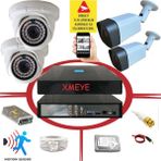 Bises 4' Lü 5 Megapiksel Sony Lens 1080P 36 Ir LED Güvenlik Kamerası Seti_bs 236+D136