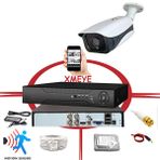 Bises 536 1 Kameralı Hareket Algılayan 5 MP Lens 36 IR LED Metal Kasa Güvenlik Kamerası Seti