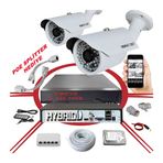 Bises BS 748IP 2'li 5 mp 1940p Sensör 6 mp Sony Lens Metal Kasa IP Güvenlik Kamerası Seti