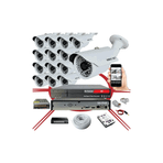 Bises BS 748LP 14'lü 2 TB HDD Daha Fazla Kayıt 5 MP 1940p Sensör 6 Megapiksel Sony Lens Metal Kasa IP Güvenlik Kamerası Seti