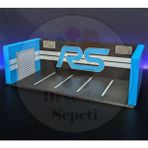 Bi'şeyler Sepeti 1:64 Ford Rs Diorama Garaj Parking Diecast - Araç Dahil Değildir.