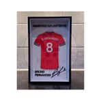 Bi'şeyler Sepeti Bruno Fernandez - Manchester United - Forma İmzalı Çerçeve Hediyelik 14x22 cm