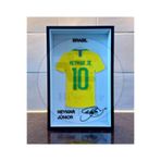Bi'şeyler Sepeti Neymar JR - Brezilya - Forma İmzalı Çerçeve Hediyelik 14x22 cm