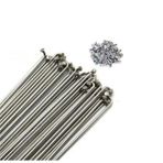 Bisiklet 24X195 Jant Teli 2Mm X 236 [36 Adet] Sılver
