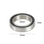 Bisiklet Alt Braket Rulmanları 6805-2Rs, 25X37X7Mm Çelik Sabit Bilyalı Rulman Seti Bb68-73 Dişli & Bb90-92 Press-Fit Merkezi Milleri, 2 Paket