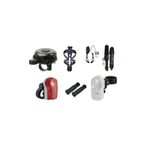 BİSİKLET AYDINLATMA AKSESUAR SETİ JUMBO PAKET (7 PARÇA)